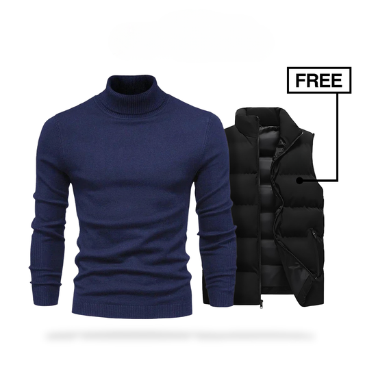 Premium-Pullover + Westentasche gratis