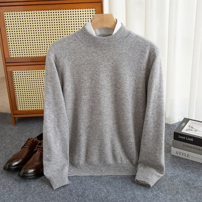Merino-Wollpullover mit charakteristischer Signatur