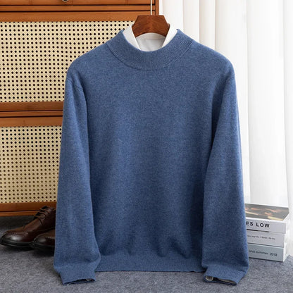 Merino-Wollpullover mit charakteristischer Signatur